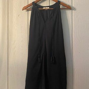 Black Dress with Tassels